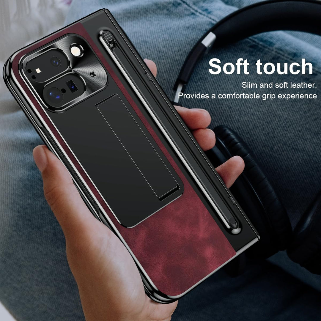 NINKI Fold Case for Pixel 10 Pro - Brown Elegance - DOKUTRONIX