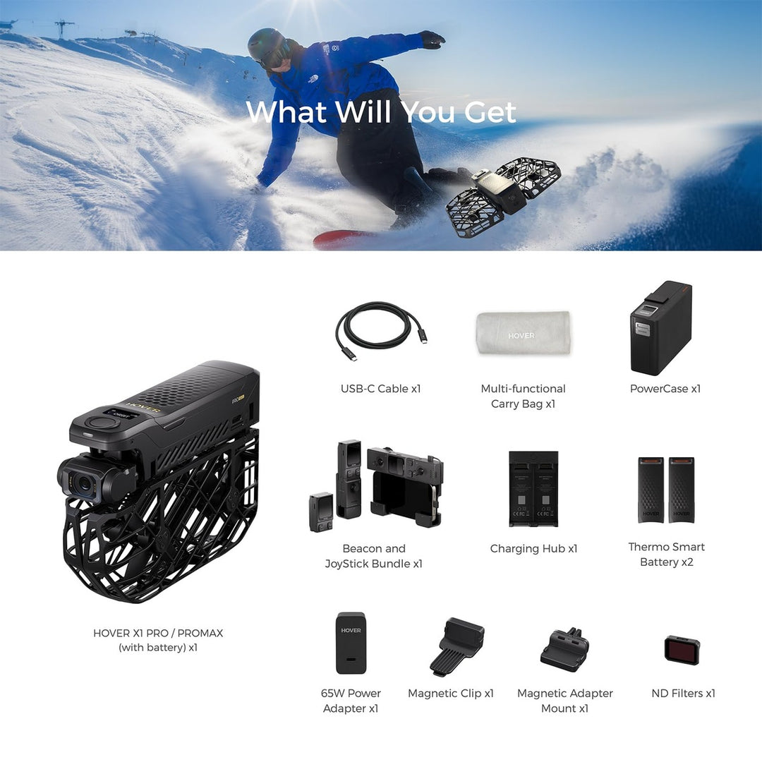 X1 PROMAX 8K Foldable Action Drone with Smart Modes