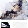 Purple Marble MacBook Air Shell & Accessory Set