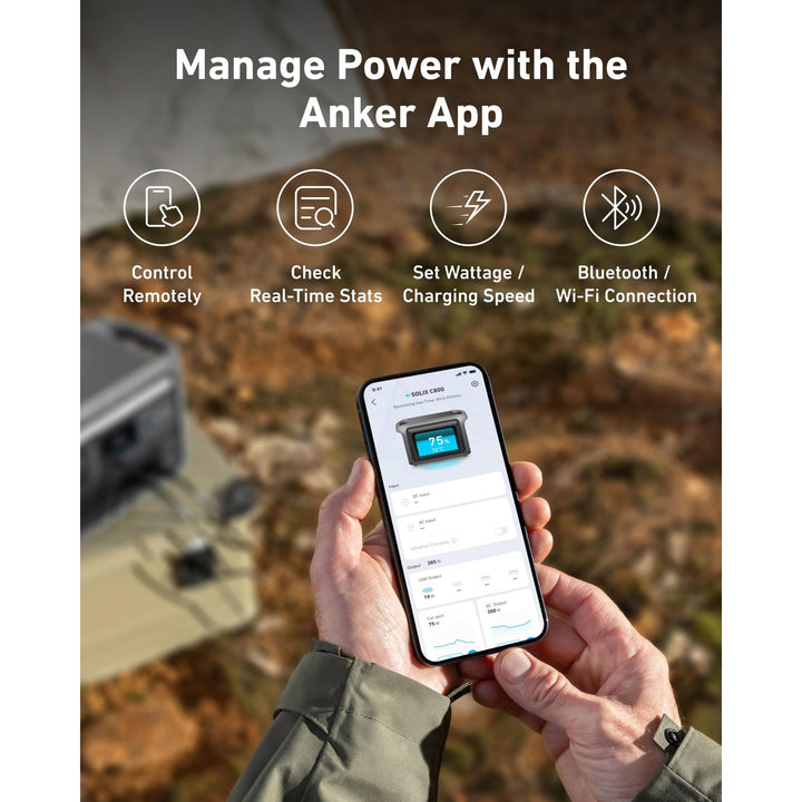 Anker SOLIX C800 Solar Power Station 1200W