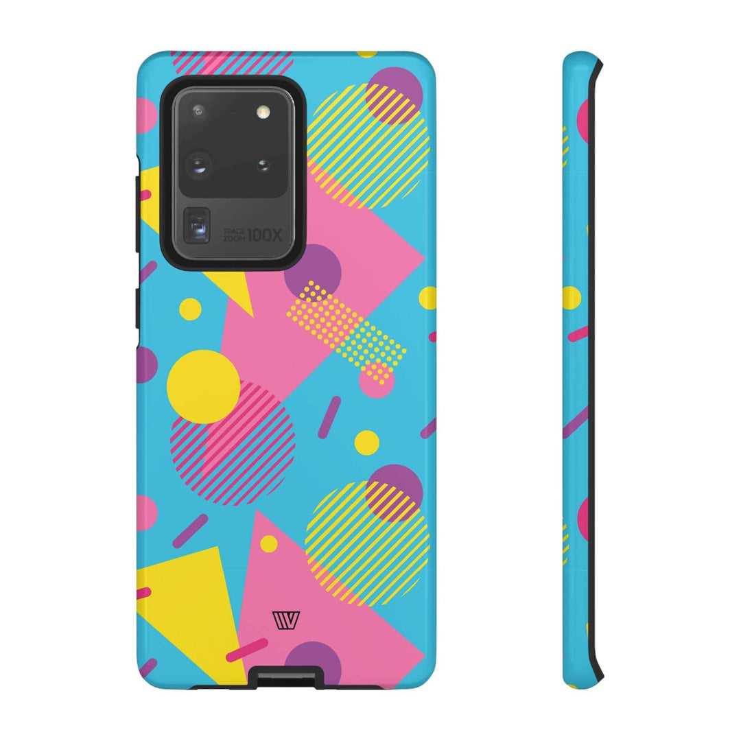 80s / 90s RETRO PATTERN LIGHT BLUE | Tough Phone Case