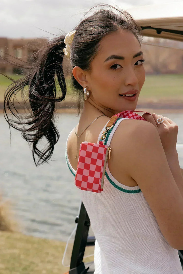 Raspberry Rush Small Zipper Pouch