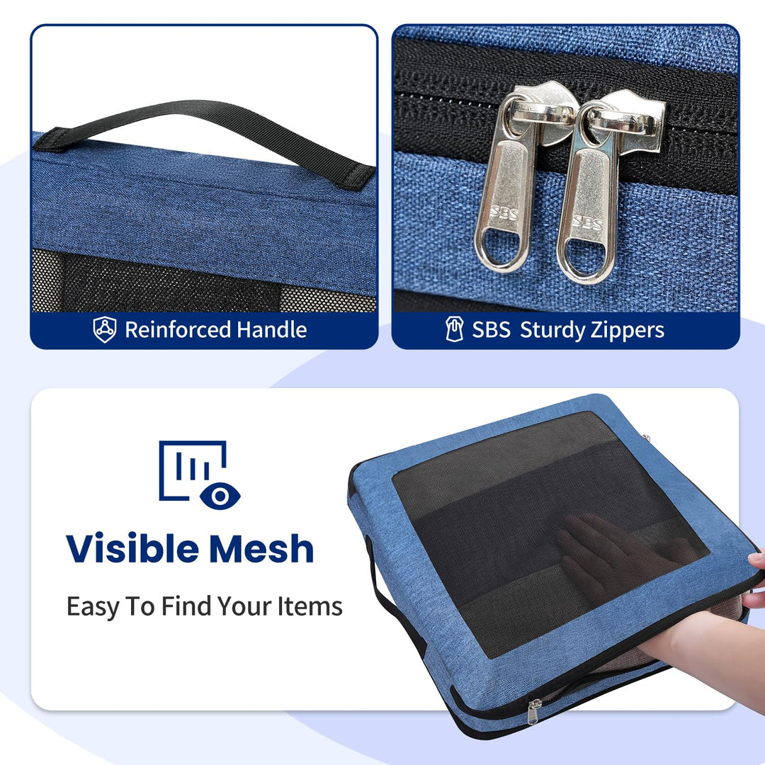 TravelWise Pack & Compress Cube Set - DOKUTRONIX