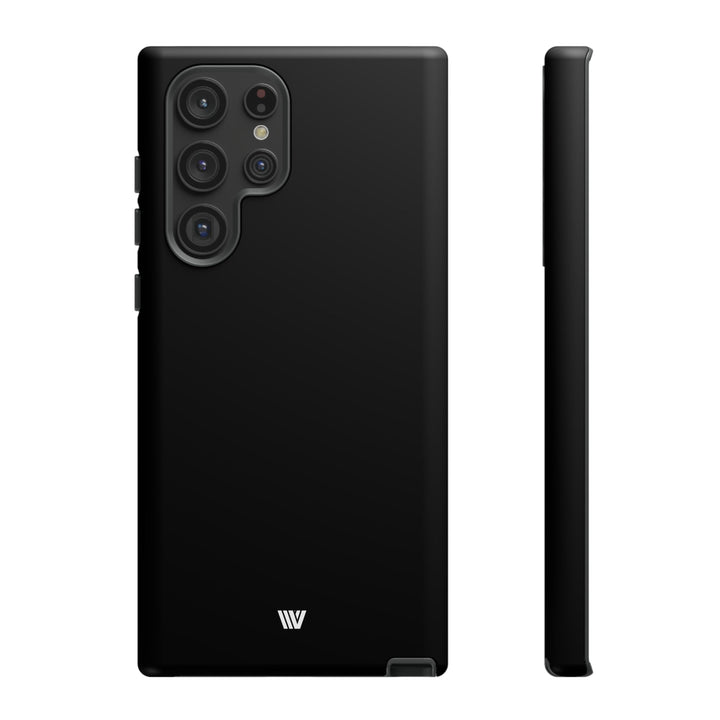 JET BLACK | Tough Phone Case