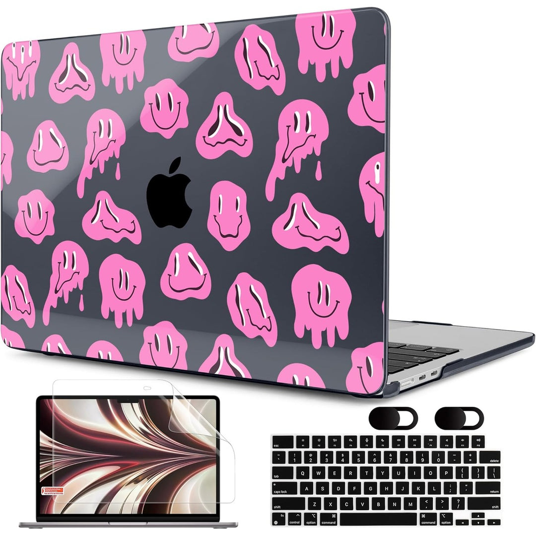 MEEgoodo Floral Hard Shell Case for MacBook Air 13