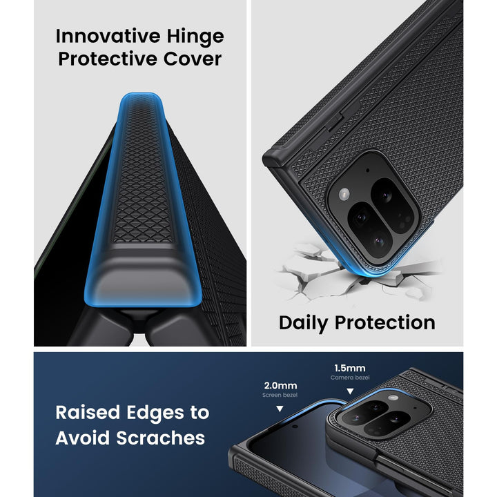 Pixel 10 Pro Fold Rugged Case with Stand & Protector - DOKUTRONIX