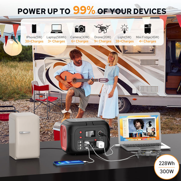 “SolarGo 97: Portable Power Hub for Adventure”