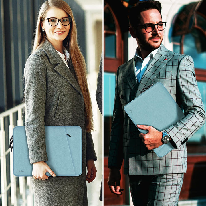 Gray Shockproof 13.3 Laptop Sleeve & Accessory Bag