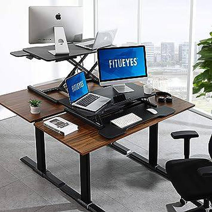 FlexiDesk 32 - Adjustable Standing Desk Converter - DOKUTRONIX