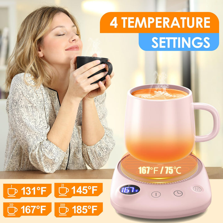 SmartHeat Mug Warmer: Fast, Safe & Versatile