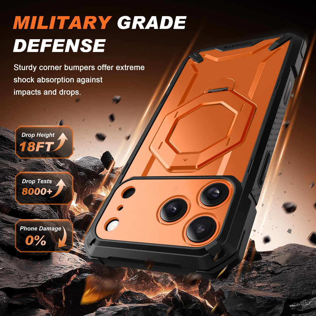 TONGATE 360° MagSafe Armor Case w/ Privacy & Camera Guard
