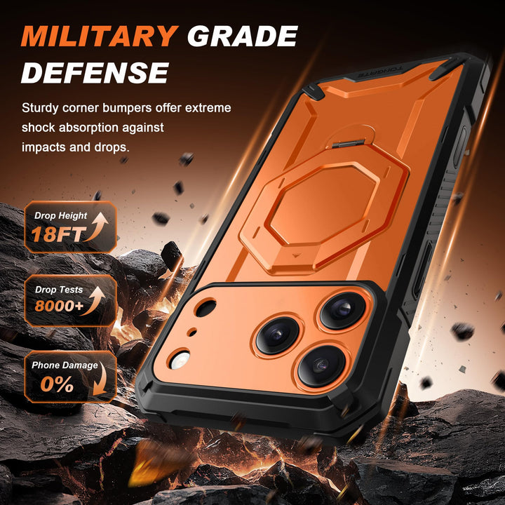 TONGATE 360° MagSafe Armor Case w/ Privacy & Camera Guard