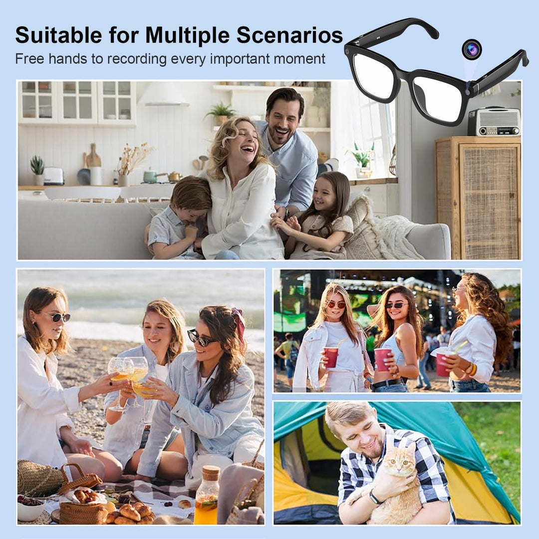 VisionMate Smart Glasses: Capture, Connect, Explore