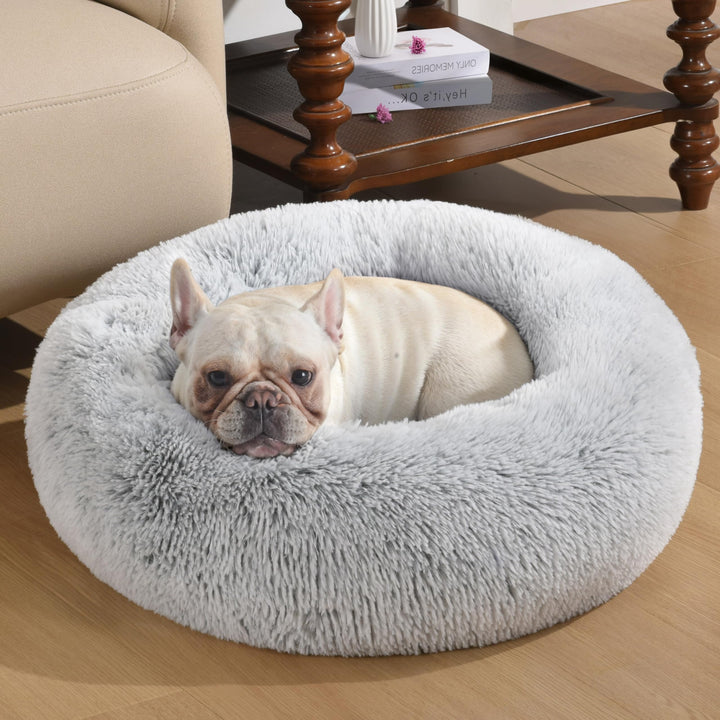 WESTERN HOME Calming Donut Pet Bed – Fluffy & Cozy - DOKUTRONIX