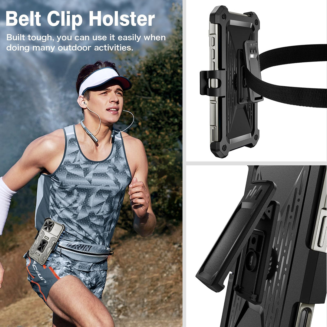 VEGO Armor Case for iPhone 16 Pro Max - Black