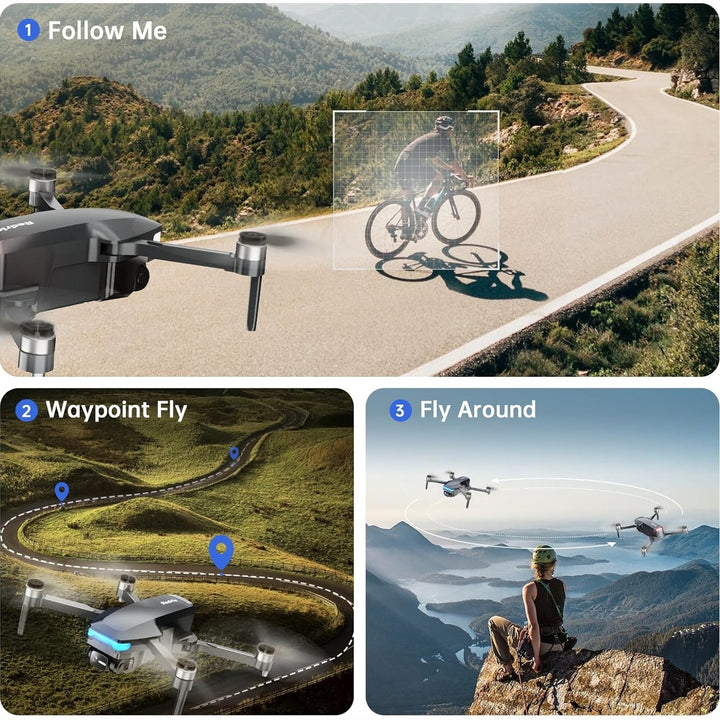 SkyMaster 4K: Lightweight GPS Drone for All