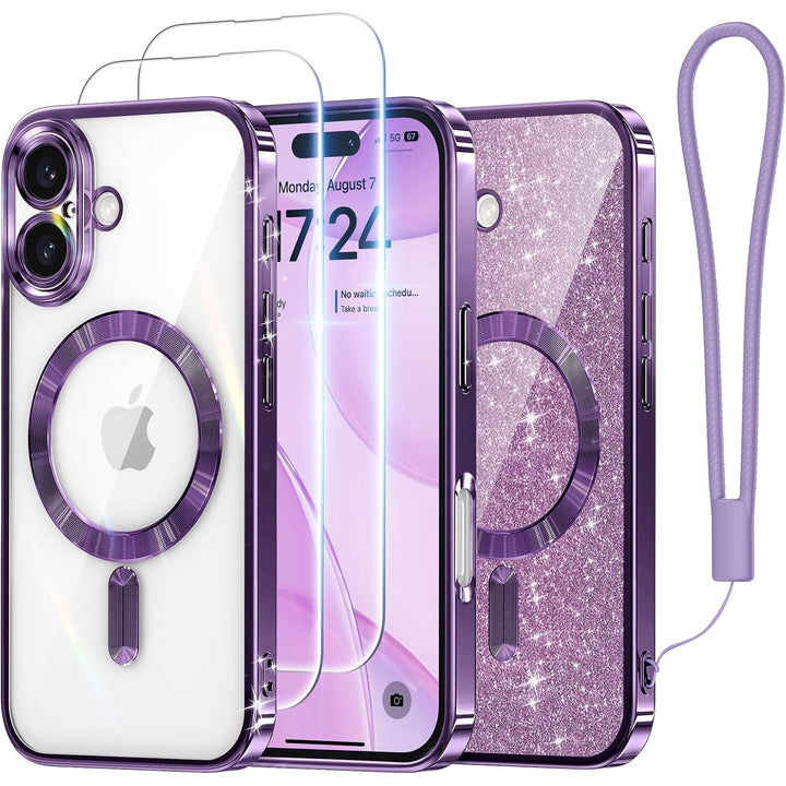 Cosmic Orange Glitter MagSafe Case for iPhone 17 Pro Max