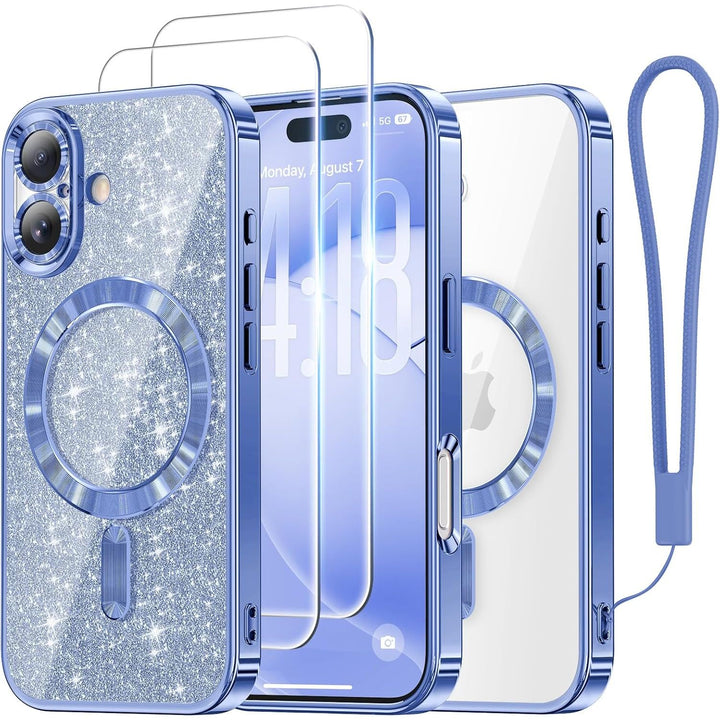 Cosmic Orange Glitter MagSafe Case for iPhone 17 Pro Max