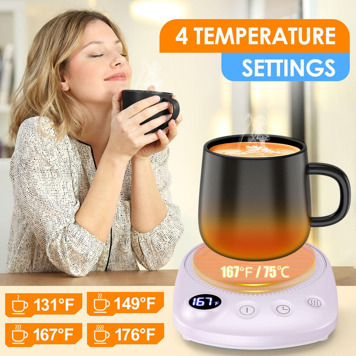 SmartHeat Mug Warmer: Fast, Safe & Versatile