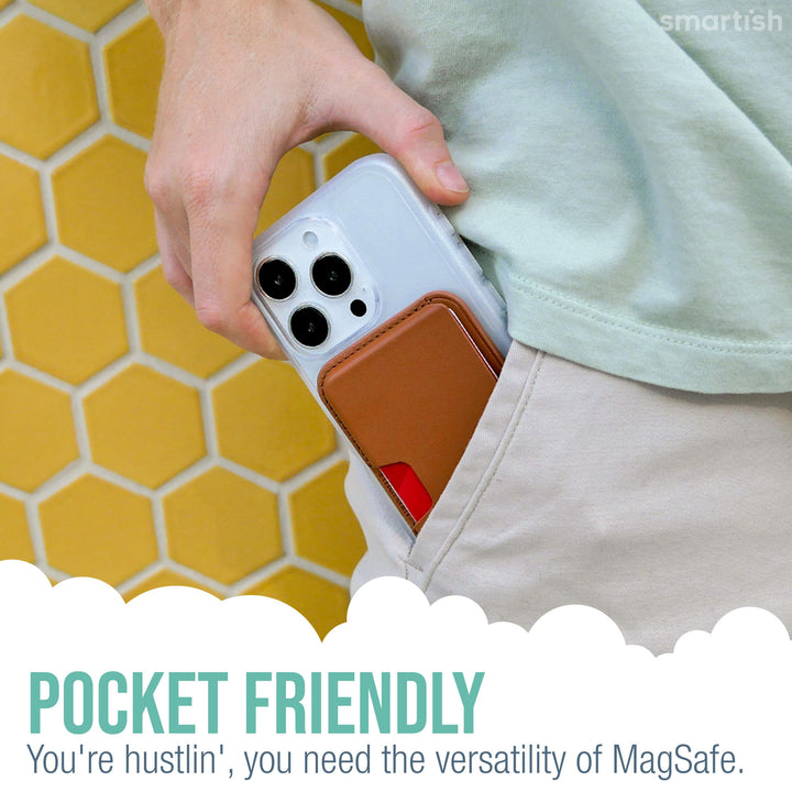Smartish Vegan MagSafe Wallet - Slim & Stylish Holder - DOKUTRONIX