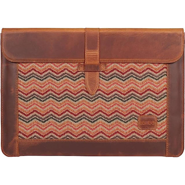 Londo Camel Leather MacBook Sleeve - 14/13/12.9 - DOKUTRONIX
