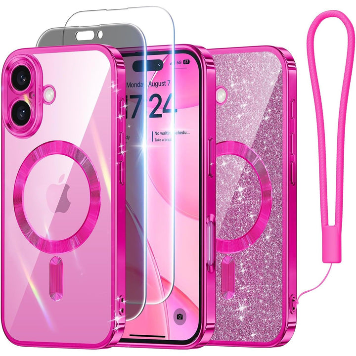 Cosmic Orange Glitter MagSafe Case for iPhone 17 Pro Max