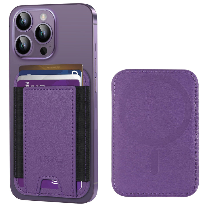 MagSafe Slim Wallet: Magnetic Leather Card Holder - DOKUTRONIX