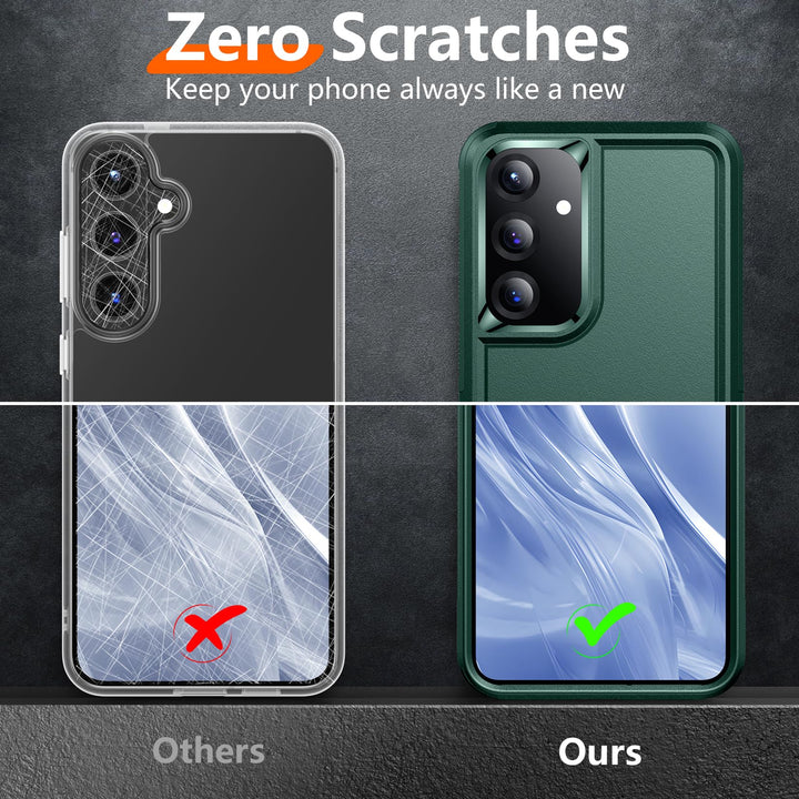 Red2Fire Designed for Samsung Galaxy A16 5G Case, [Military Grade Drop Protection] Non-Slip Heavy Duty Full Body Shockproof Protection Phone Case Galaxy A16 5G Case,Black - DOKUTRONIX