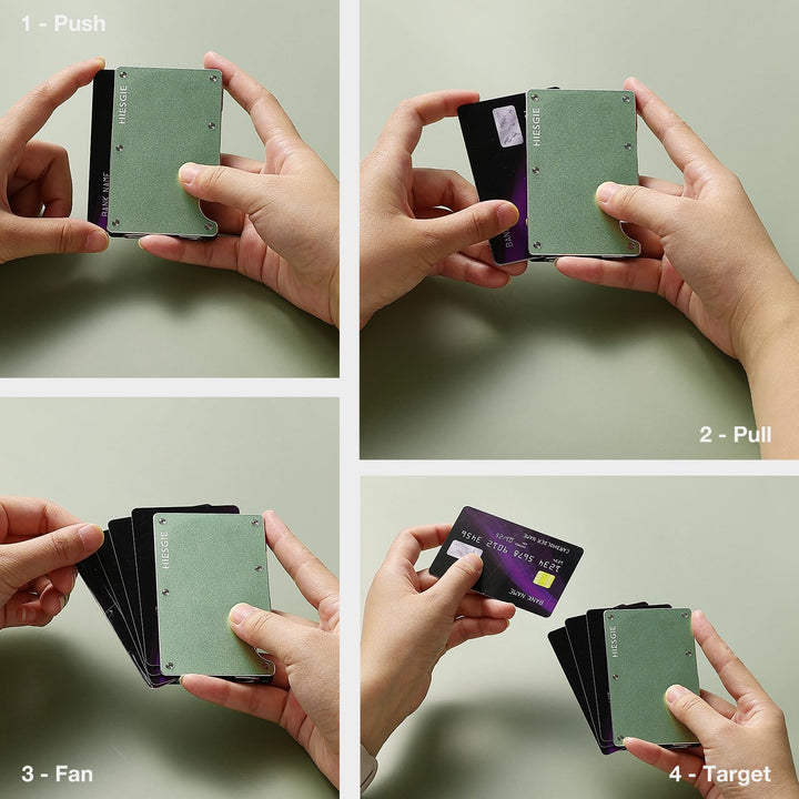 MagSafe Slim Wallet: RFID Metal Card Holder - DOKUTRONIX