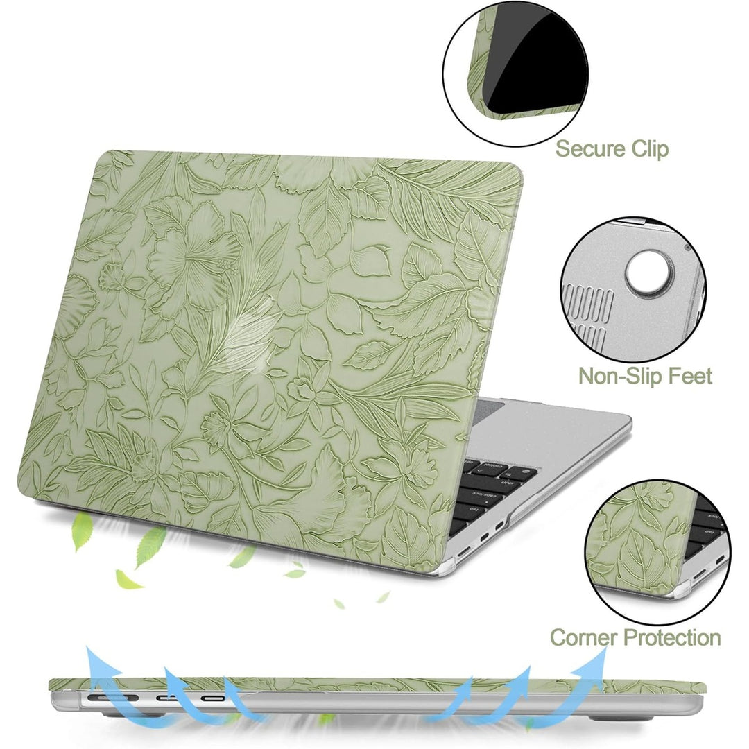 Floral Elegance MacBook Air 13.6 Case & Cover