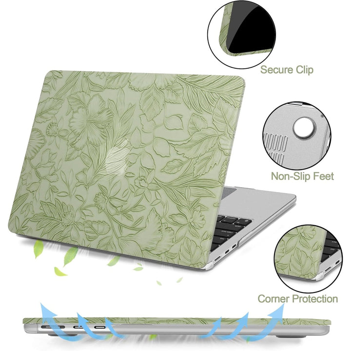 Floral Elegance MacBook Air 13.6 Case & Cover