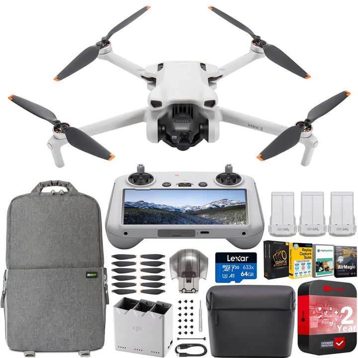 Mini 3 Drone Quad 4K Bundle