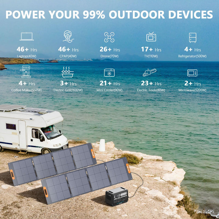 ALLWEI Solar Generator 280Wh