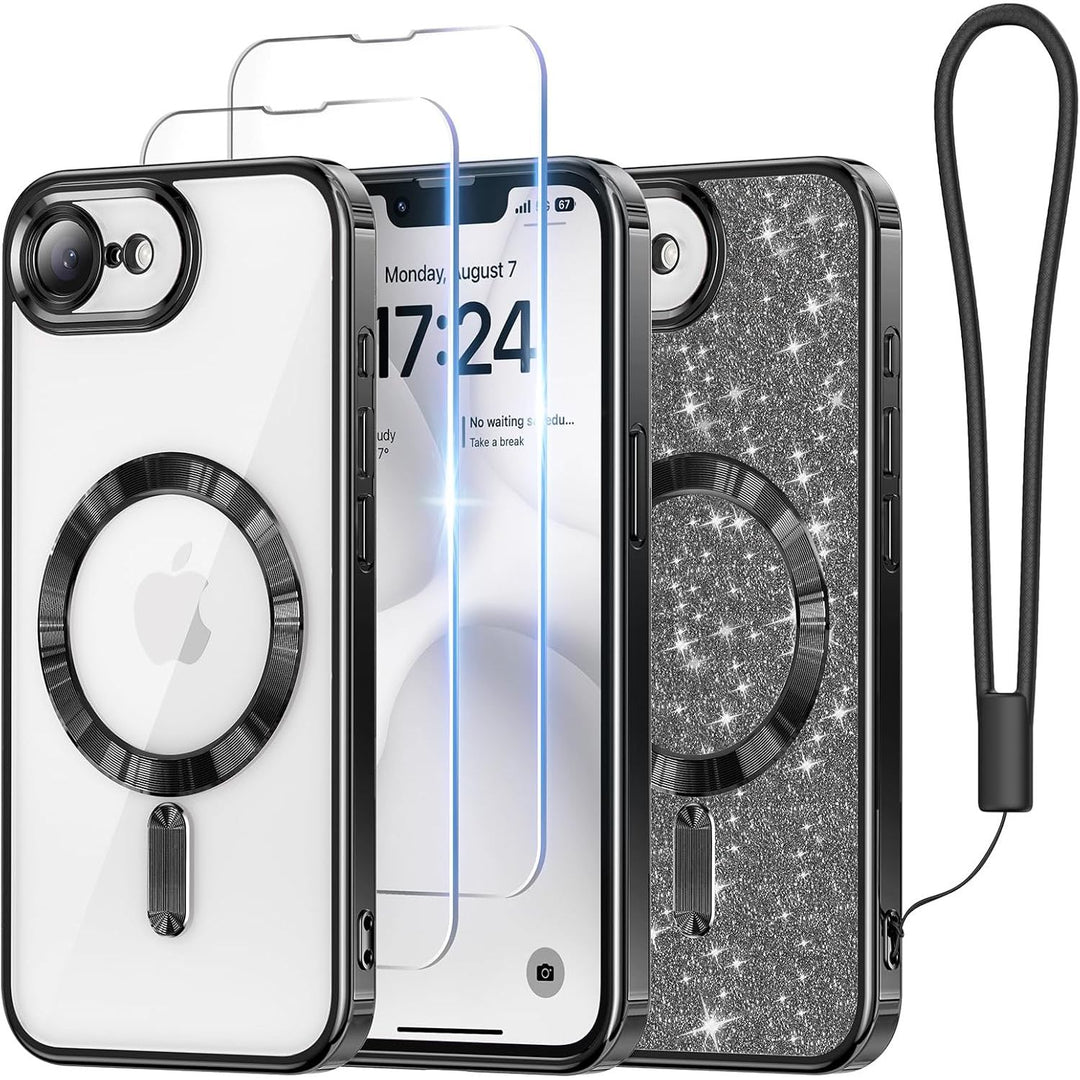 Cosmic Orange Glitter MagSafe Case for iPhone 17 Pro Max