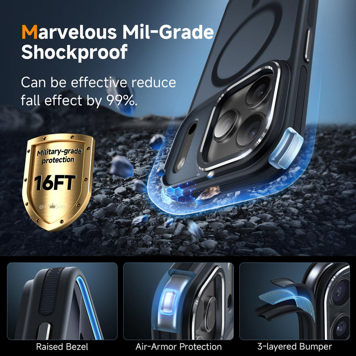 MagneFlex 3-in-1 iPhone 17 Pro Max Case - Red