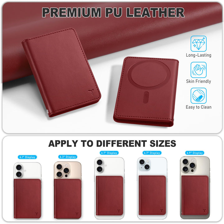 Magsafe PU Wallet - RFID, 6 Slots, Clear ID - DOKUTRONIX