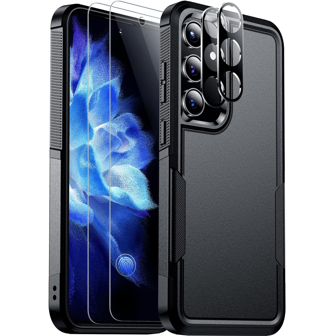 Red2Fire Designed for Samsung Galaxy A16 5G Case, [Military Grade Drop Protection] Non-Slip Heavy Duty Full Body Shockproof Protection Phone Case Galaxy A16 5G Case,Black - DOKUTRONIX