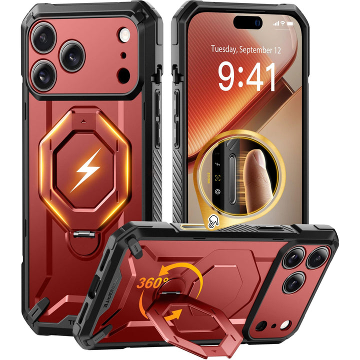 TONGATE 360° MagSafe Armor Case w/ Privacy & Camera Guard