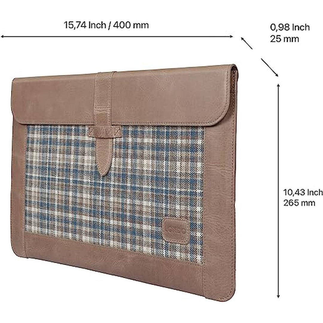 Londo Mink Leather MacBook Sleeve - 14/13/12.9 - DOKUTRONIX