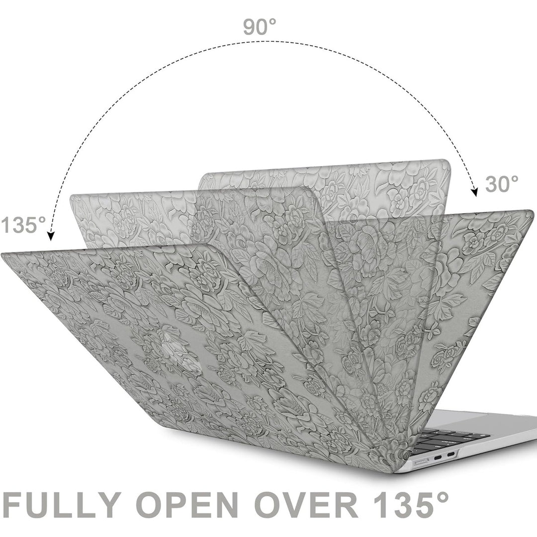 Floral Elegance MacBook Air 13.6 Case & Cover