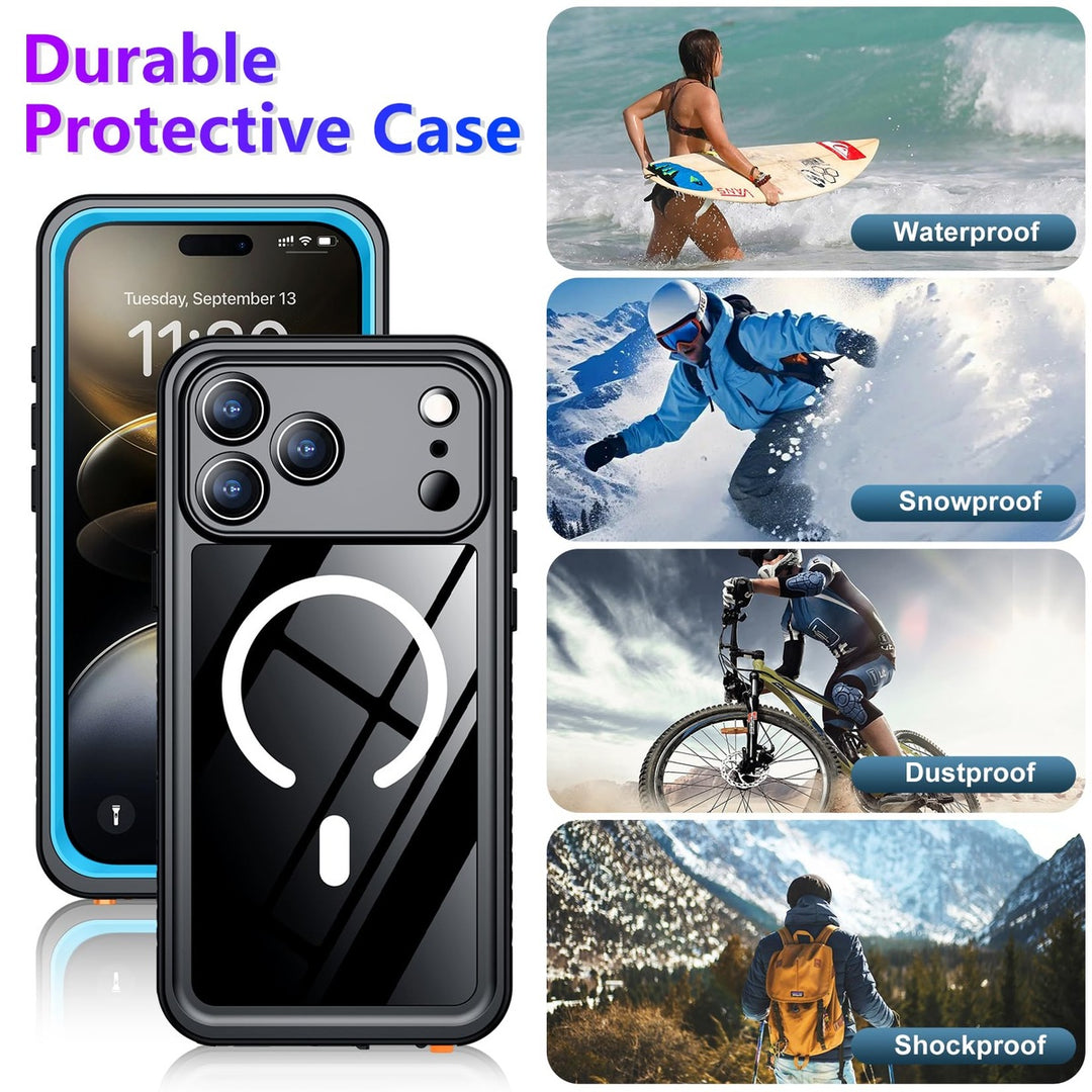 Temdan iPhone 17 Pro Max Case - Waterproof & Shockproof