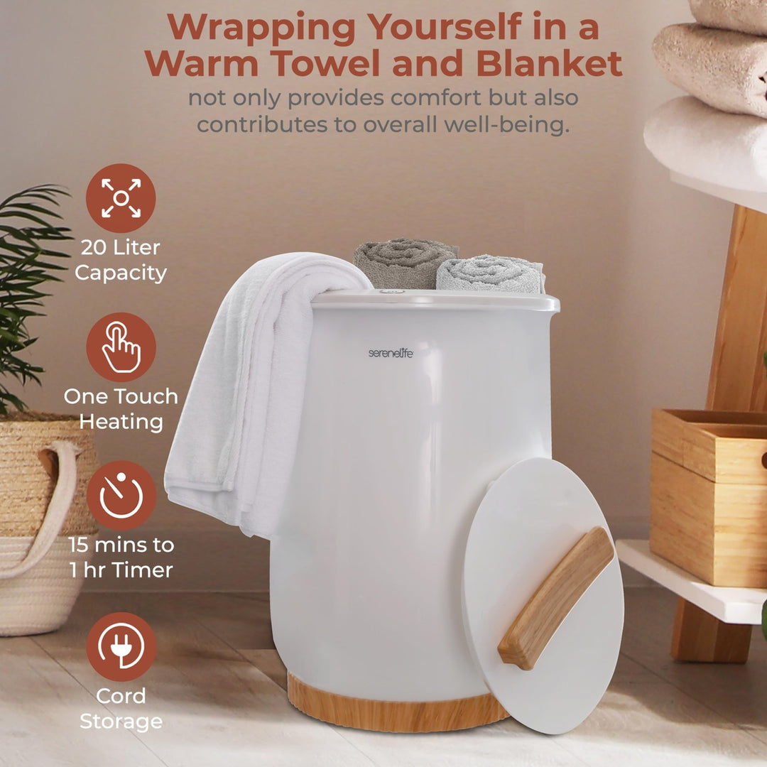 SereneLife WarmLux Towel Warmer