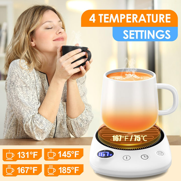 SmartHeat Mug Warmer: Fast, Safe & Versatile
