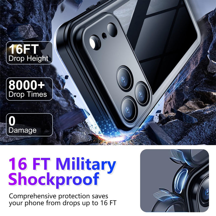 Temdan iPhone 17 Pro Max Case - Waterproof & Shockproof