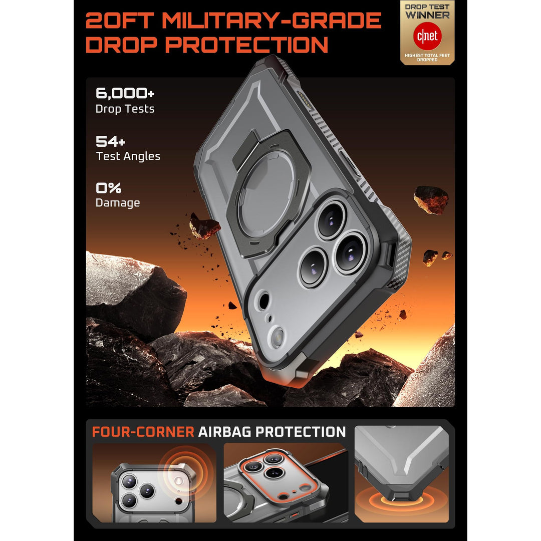 DesertGuard: MagSafe iPhone 17 Pro Max Case + Kickstand