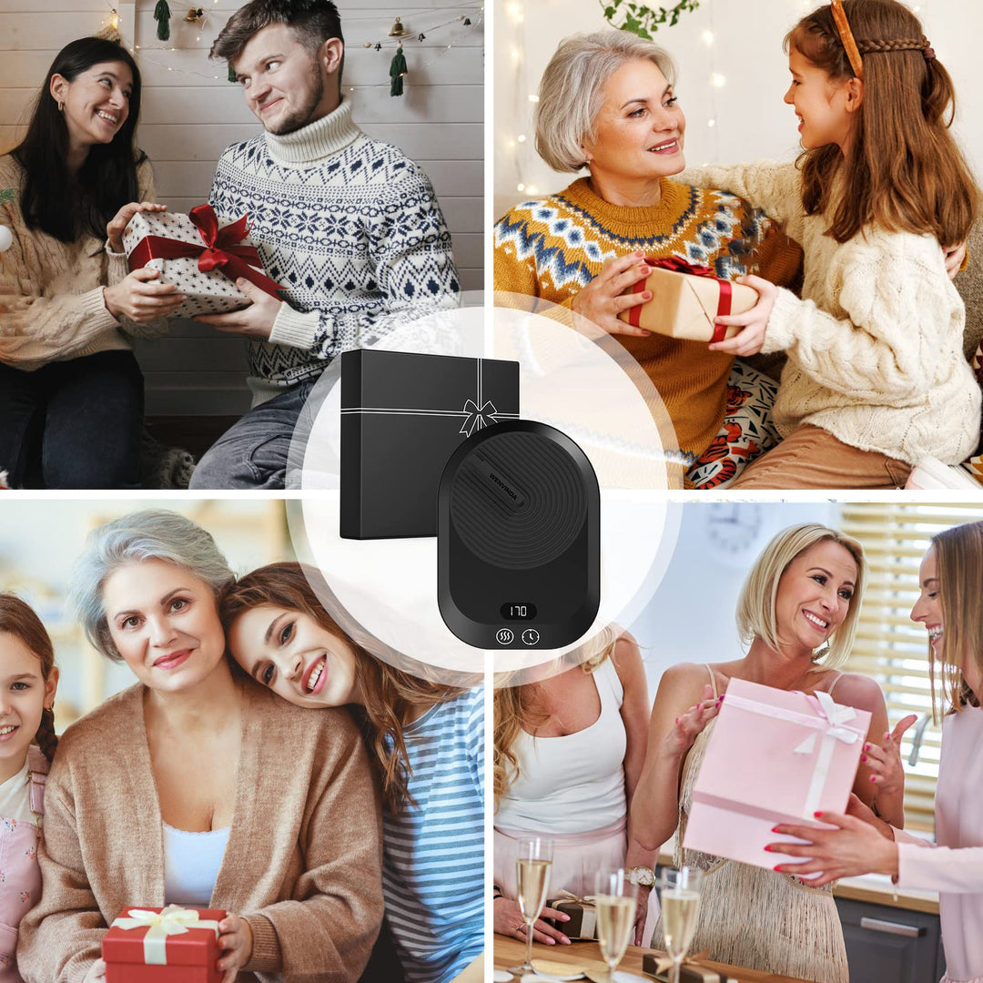 SmartDesk Mug Warmer Pro: 3-Temp, Timer & Auto Shut-Off