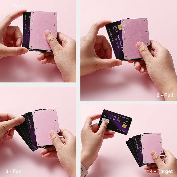 MagSafe Slim Wallet: RFID Metal Card Holder - DOKUTRONIX