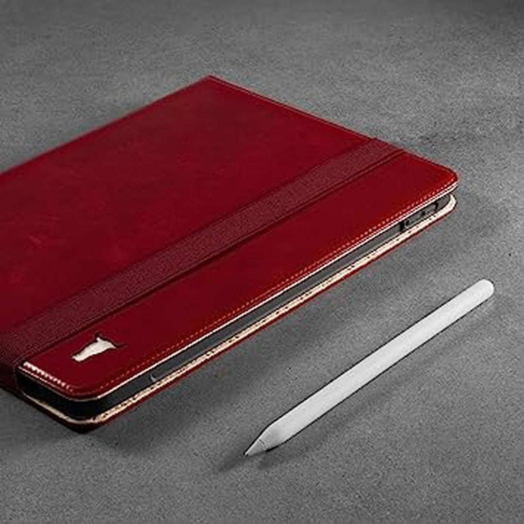 TORRO Genuine Leather iPad Pro 11 Case - Red - DOKUTRONIX