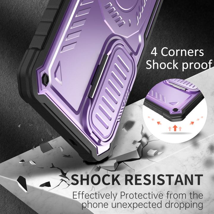 FITO for Samsung Galaxy A15 Case with Screen Protector, Military Grade Shockproof Phone Case with Camera Cover and Kickstand (Black) - DOKUTRONIX