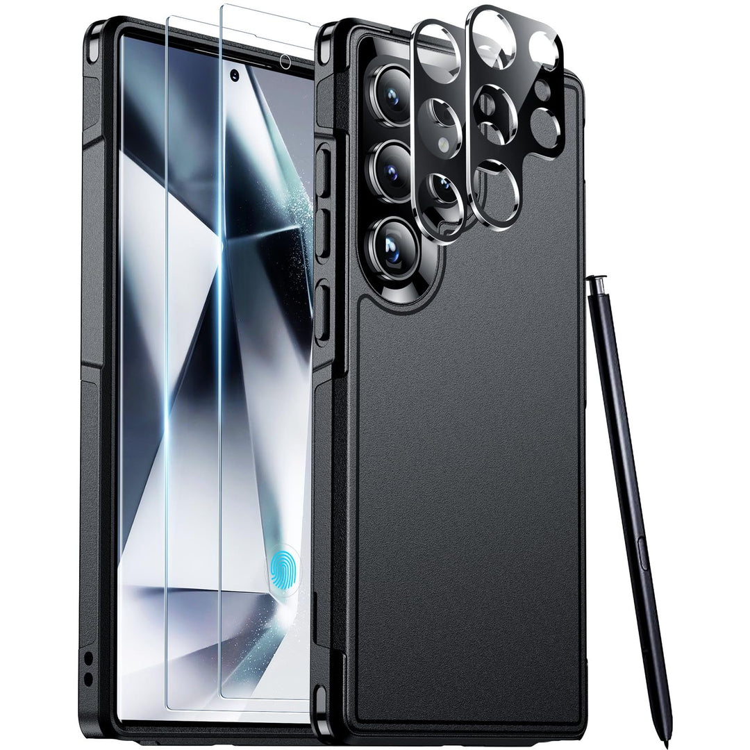 Red2Fire Designed for Samsung Galaxy A16 5G Case, [Military Grade Drop Protection] Non-Slip Heavy Duty Full Body Shockproof Protection Phone Case Galaxy A16 5G Case,Black - DOKUTRONIX